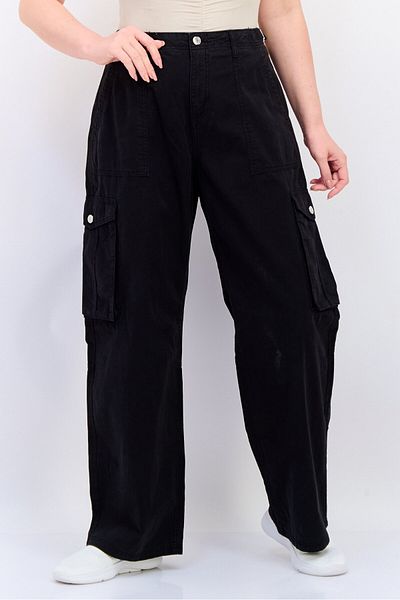 Don't Call Me Jennyfer Women Regular Fit Solid Cargo Pants, Black