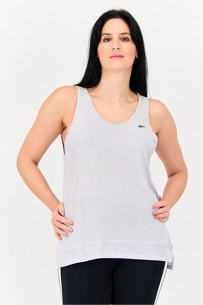 Reebok Women Sportswear Fit Sleeveless Training Tank Top, Grey