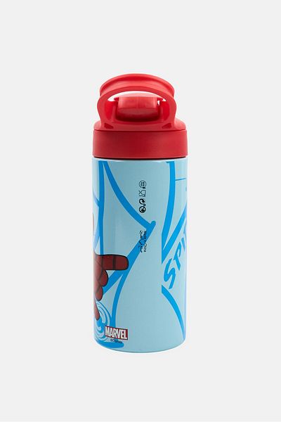 Marvel Spidey Double Wall Insulated Water Bottle 450 ml, Multicolor