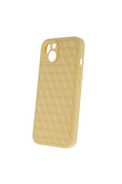 Dali Protective Case Compatible with Xiaomi Redmi 10C 4G, 3D Cube Design, Silicon, Yellow