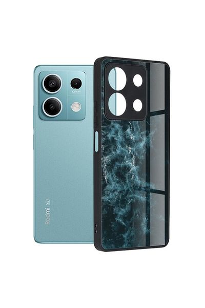 Dali Protective Case Compatible with Xiaomi Redmi Note 13 5G, Glaze Series, TPU, Blue Nebula, Multicolor