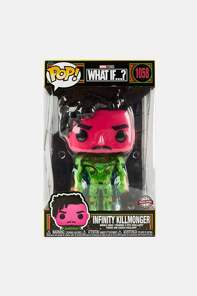 Funko Pop Marvel What If -Infinity Killmonger Collectible Bobble Head