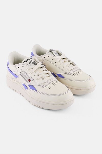 Reebok Women Club C Double Revenge Lace Up Tennis Shoes, Off-White