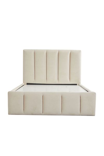 Danube Home Vista 120x200 Teen Single Bed with Drawers - Light Beige L220xW131xH111cm