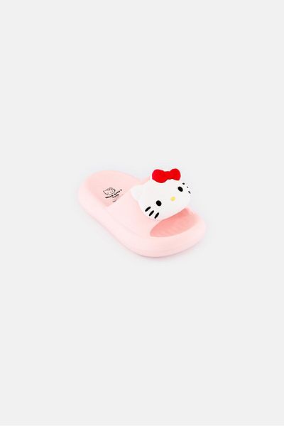 Hello Kitty Toddlers Girl Slip On Slippers, Pink