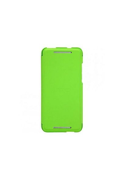 Dali Flip Cover Protective Case Compatible with HTC One Mini, Double Dip Flip Case, TPU, Neon Green
