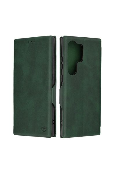 Dali Protective Flip Cover Case Compatible with Samsung Galaxy S24 Ultra, Safe Wallet Plus, Leather,