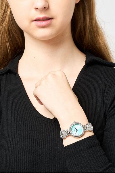 Roccobarocco Women RB5045L06M Stainless Steel Analog Watch 30 mm, Silver