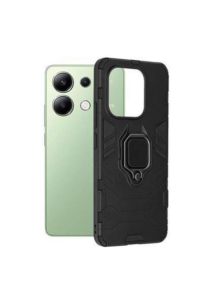 Dali Protective Case Compatible with Xiaomi Redmi Note 13 4G, Silicone Shield, Magnetic Ring, Reinforced