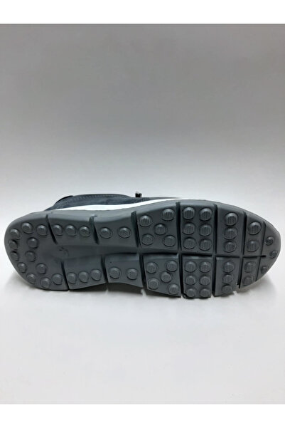 VELOCE Genuine Leather Laceless Nubuck Gray Color Summer Men's Shoes