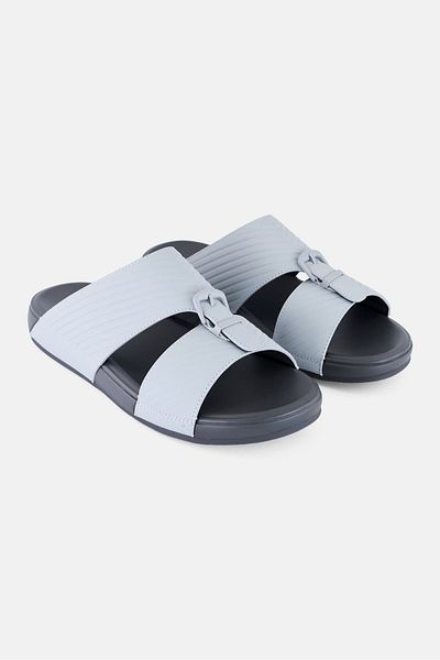 Algspar Men Slip On Sandals, Light Grey