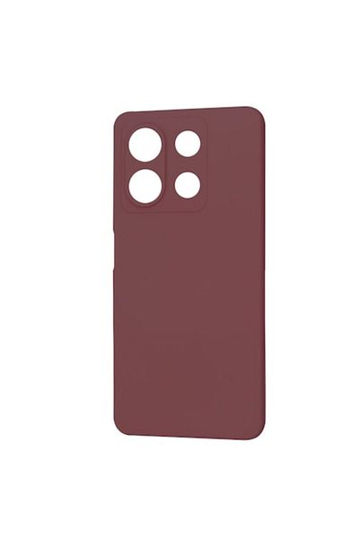 Dali Protective Case for Xiaomi Redmi Note 13 5G, SoftFlex, Silicone, Burgundy