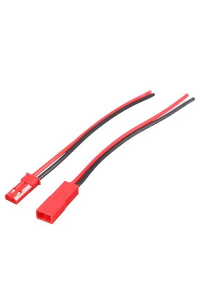 dalip Cabluri pentru iluminat LED, AWG-22, lungime 10 cm, roșu-negru