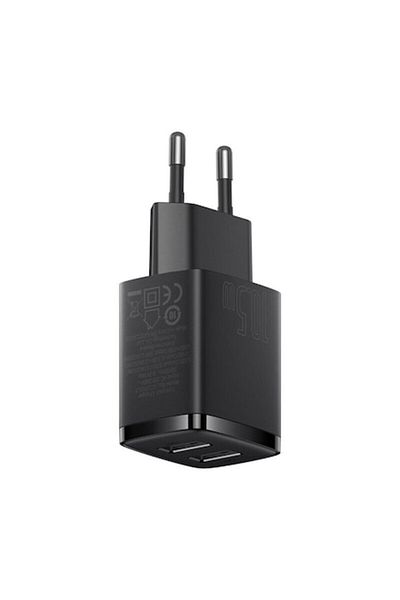 Dali Încărcător de rețea, 2xUSB A, 10.5W, ABS, Negru