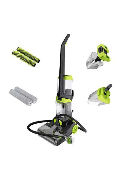 hoffmans Professional Vacuum Cleaner 3 in 1 - 1200 W, 2.1 L + 1.6 L, Steam Vacuuming and Washing, HM