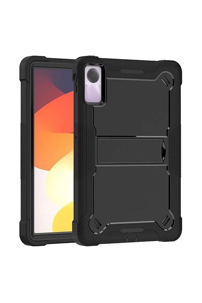 FEN Husă de protecție pentru Xiaomi Redmi Pad SE 11 + folie de protecție pentru ecran, U80, plastic dur, culoare închisă intensă
