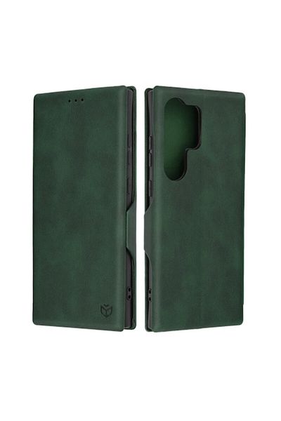 Dali Protective Flip Cover Case Compatible with Samsung Galaxy S24 Ultra, Safe Wallet Plus, Leather,