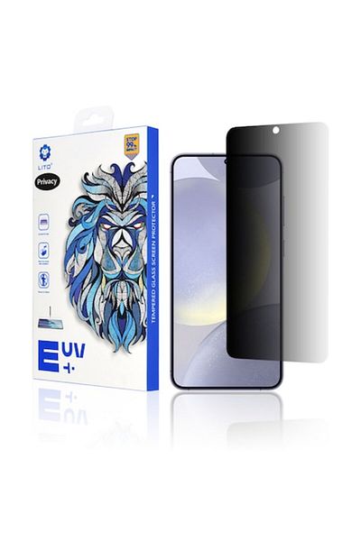 Dali Screen Protector Compatible with Samsung Galaxy S24 Plus, 3D UV Glass, Tempered Glass, Installation