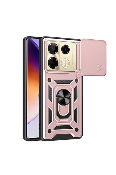 Dali Protective Armor Case for Infinix Note 40 Pro 4G, CamShield Series, Rose Gold