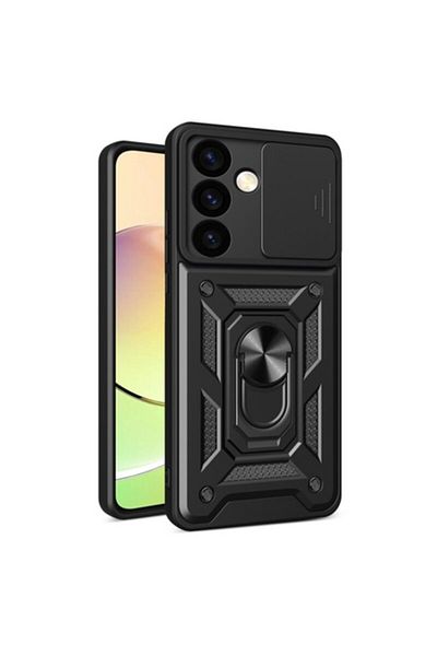 Dali Protective Case Compatible with Samsung Galaxy S24, CamShield Series, Black