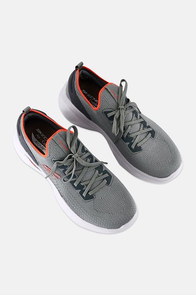 SKECHERS Men Arch Fit Infinity Lace Up Outdoor Shoes, Olive