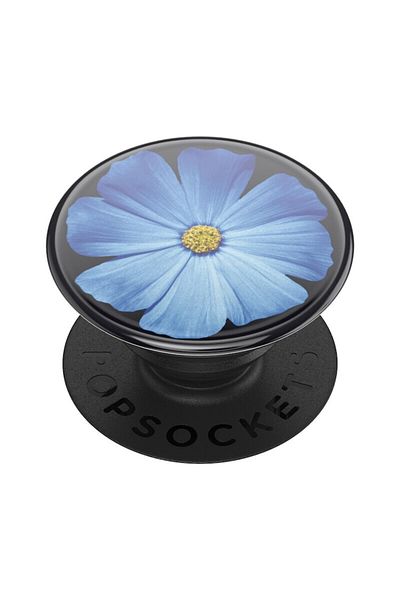 popsocket with adhesive support, multiple functions, Blooming Blue, Multicolor