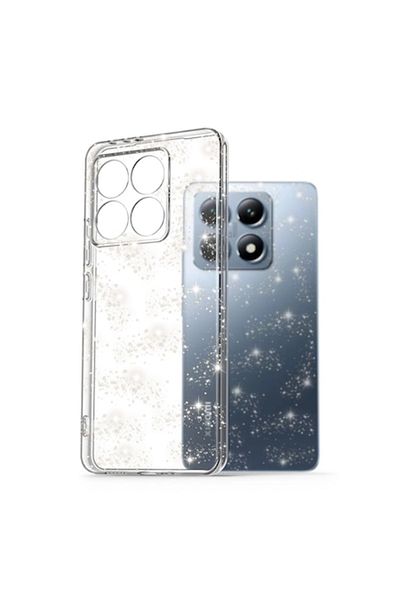 Dali Husă de protecție compatibilă cu Xiaomi 14T Pro, SparkleSkin, sclipici, silicon, transparentă