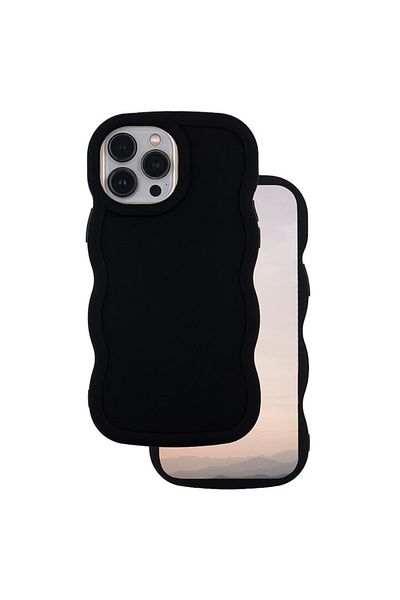 Dali Protective Case Compatible with Samsung Galaxy A15 4G / A15 5G, Candy Case, Silicone, Black