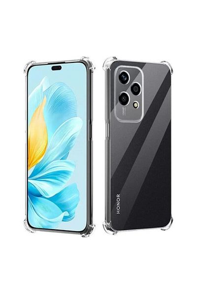 Dali Protective Case Compatible with Honor 200 Lite, ShockProof, Reinforced Corners, Clear Silicone, Tran