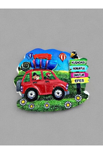 Mundy KUŞADASI / KADINLAR PLAJI / DAVUTLAR / EFES Temalı Kabartmalı Polyester...