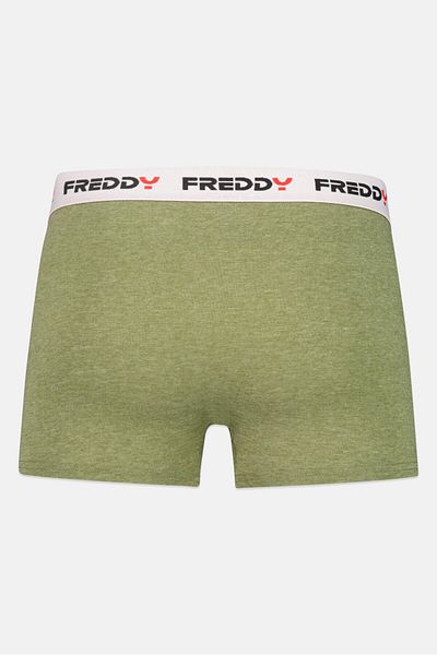 FREDDY Men Brand Logo Trunks, Olive