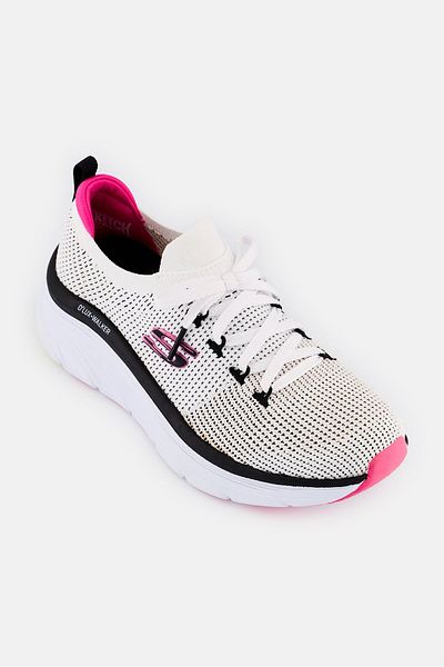 SKECHERS حذاء تدريب سهل الارتداء للنساء، منعش، أبيض