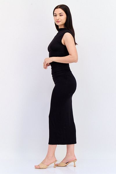 Don't Call Me Jennyfer Women Solid Bodycon Dress, Black