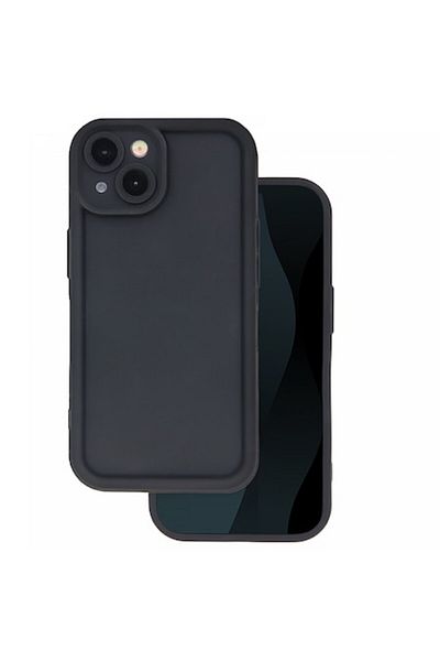 Dali Protective Case for Oppo Reno 11F 5G, Rim Case, Raised Edges, TPU, Black