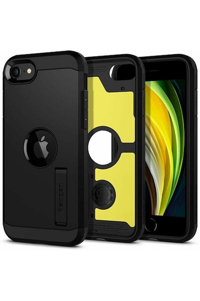 Dali Protective Case Compatible with Apple iPhone SE 2 (2020)/SE 3 (2022), Tough Armor, with Stand, Reinf