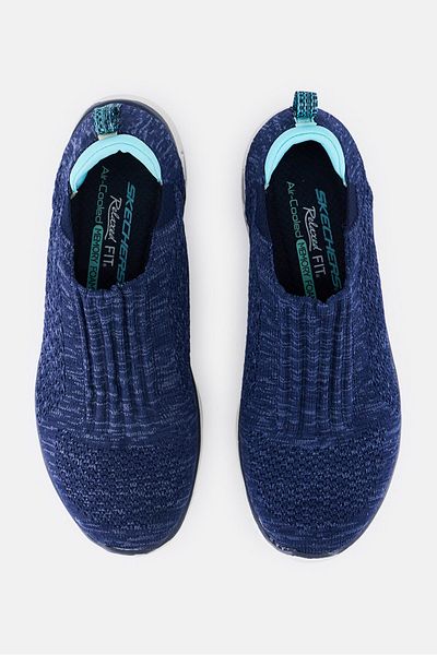 SKECHERS Women Empire Sweet Pearl Slip On Training Shoes, Navy