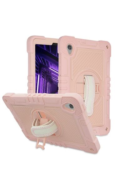 Dali Protective case for Lenovo Tab M10 HD TB-X306F/TB-X306X, StripeShell 360, with adjustable strap, sil