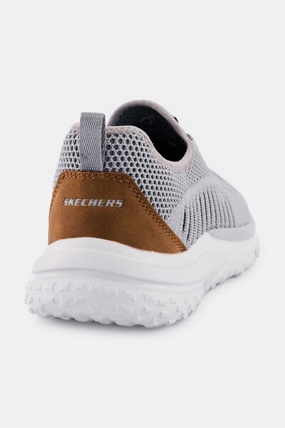SKECHERS Men Solvano Gaten Slip On Outdoor Shoes, Grey