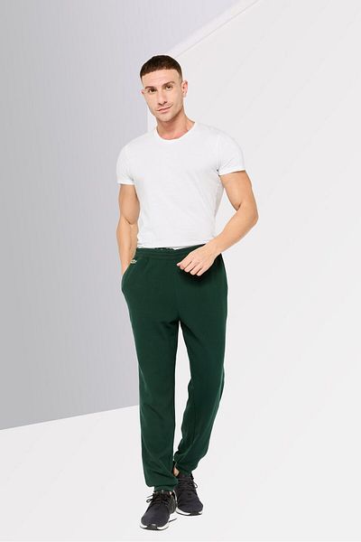 Lacoste Men Regular Fit Brand Logo Sweatpants, Green