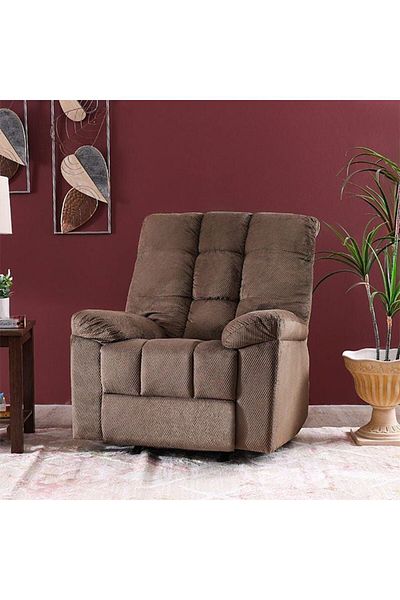 Danube Home V2 Simone 1 Seater Fabric Recliner Sofa L95xW74xH105cm