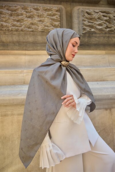 Silk Home Monogram Pamuk İpek Şal 461001-07