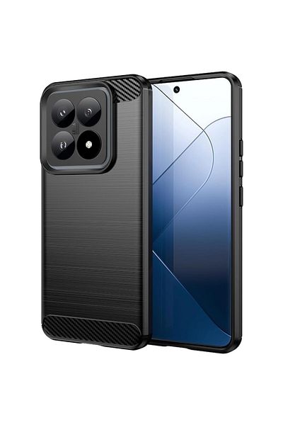 Dali Protective Case Compatible with Xiaomi 14T, Carbon Silicone, Black