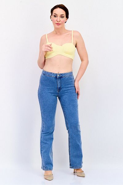 ASYOU Women Sweetheart Neck Sleeveless Knitted Tank Top, Yellow