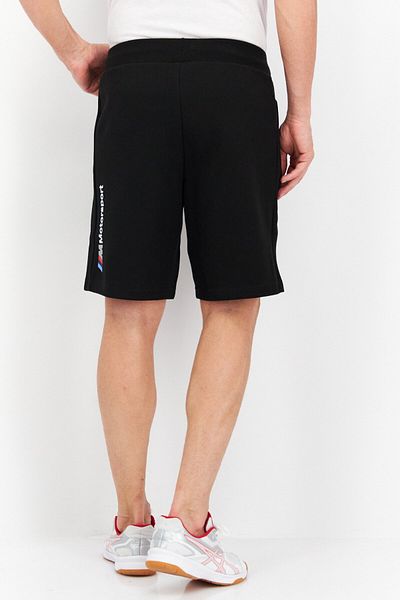 Puma x BMW Motorsport Men Sportswear Fit Brand Logo Outdoor Shorts, Black