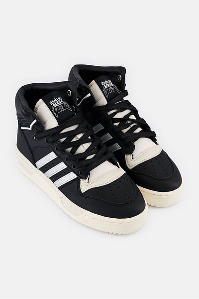 adidas Kids Boy Rivalry HI Consortium Lace Up Outdoor Shoe, Black