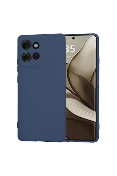 Dali Protective Case Compatible with Xiaomi Redmi 14C, SoftFlex, Silicone, Dark Blue