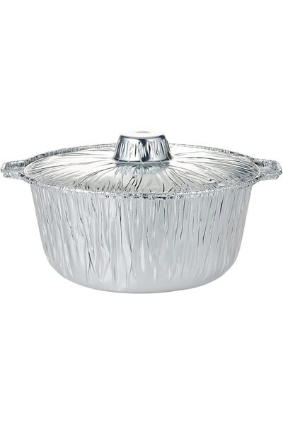 Ideal Pack قدر ألومنيوم مع غطاء 29 سم، طلاء غير لاصق، خفيف الوزن ومتين