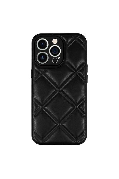 dalip Protective Leather Case Compatible with Samsung Galaxy S23 Ultra, D3, Black