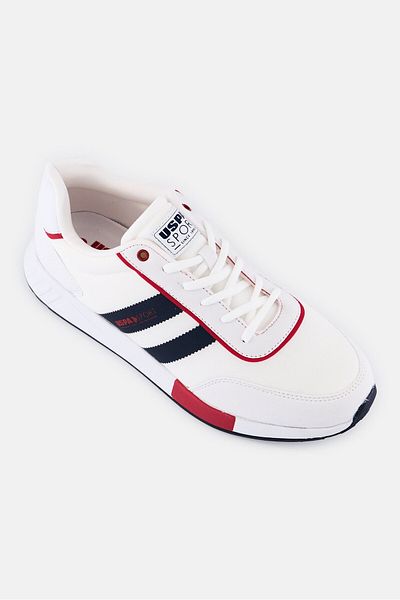 U.S. Polo Assn. Men Brand Logo Lace Up Casual Shoes, Multicolor