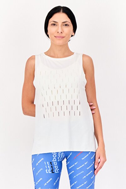 Reebok Women Sportswear Fit Sleeveless Training Top, White